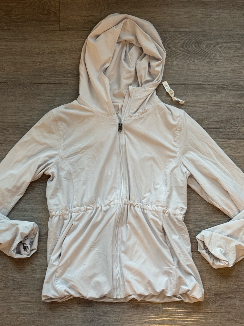 lululemon athletica Light Gray Zip Hoodie Bomber Jacket